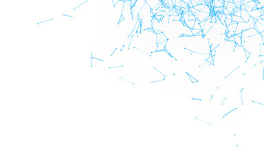 High-resolution abstract digital background featuring glowing black plexus of interconnected points and lines. Represents big data, neural networks, and futuristic technology. Ideal for AI, blockchain