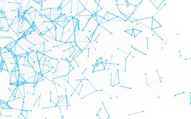 High-resolution abstract digital background featuring glowing black plexus of interconnected points and lines. Represents big data, neural networks, and futuristic technology. Ideal for AI, blockchain