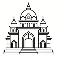 taj mahal vector