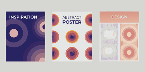Abstract circles and geometric patterns for design inspiration
