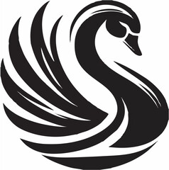 Black Swan Emblem - Aquatic S...