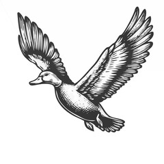 Detailed Duck Sketch - Flight...