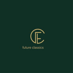 Minimal Monogram Logo for Future Classics – Modern Luxury Brand Identity