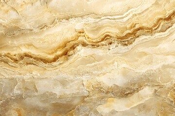 Obraz premium Beautiful sand texture background. Beautiful natural light yellow sand with detailed wave patterns. 
