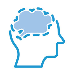 Alzheimer's Disease Mental Health Awareness Concept