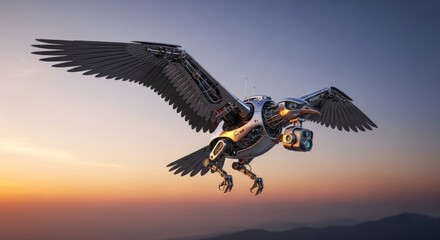 Fototapeta premium robot bird