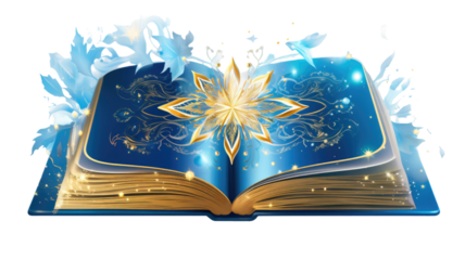 Open book vector illustration isolated on white background