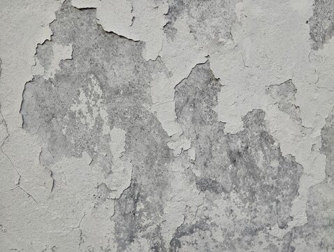 Close up of grunge old wall weathered with peeling paint texture background  - Powered by Adobe