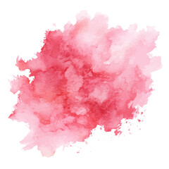 Obraz premium Blush, watercolor painting, vector illustration, isolated on a white background.