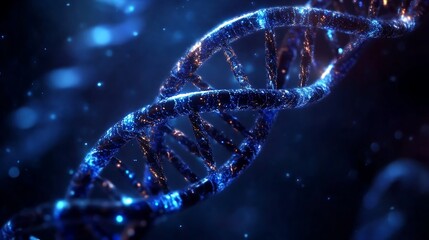 Dna structure rotating in a microscopic environment