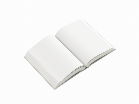 High-Quality, Hardcover, Open Book, and Mockup