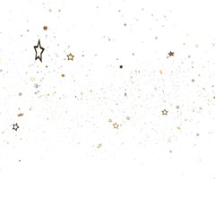 Gilded Wonder: Explore the Magic of a 3D Gold Stars Rain