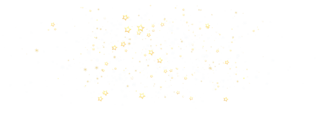 Sparkling gold stars on white. Perfect for holidays, celebrations, and more!