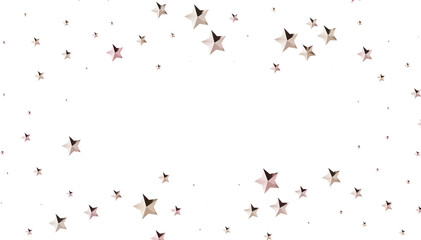 Beautiful rose gold stars on white. Perfect for celebrations, invitations, and more!