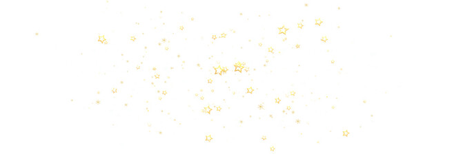 Obraz premium Sparkling gold stars on white. Perfect for celebrations, holidays, and magical designs.