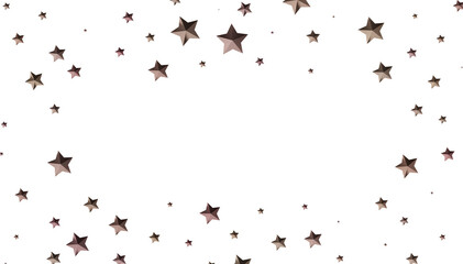Image of brown stars scattered on a white background. Perfect for backgrounds, cards, and more!