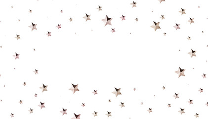 Beautiful rose gold stars on white. Perfect for holidays, celebrations, and more!