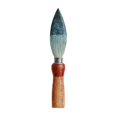 A watercolor painting of Chisel, vector illustration on white background.