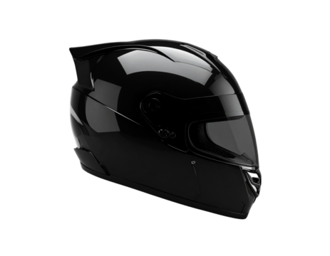  Dynamic Perspective of Racing Helmet Floating, Highlighting Tear-Off Visor and Glossy Finish, Isolated on Transparent Background PNG