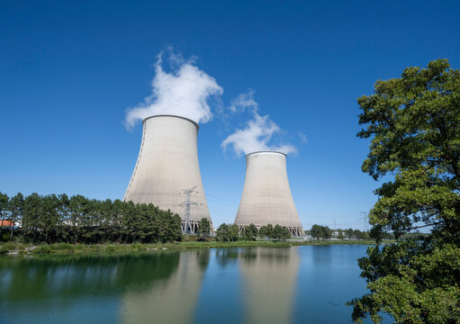 Centrale nucl&eacute;aire  de Nogent sur Seine, France