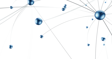 Abstract futuristic - technology with polygonal shapes on dark blue background.