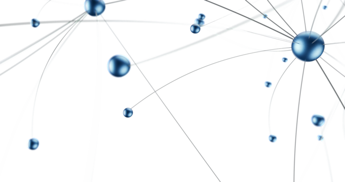 Abstract futuristic - technology with polygonal shapes on dark blue background.