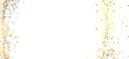 Elegant gold glitter stars on white. Perfect for holidays, celebrations, and more!