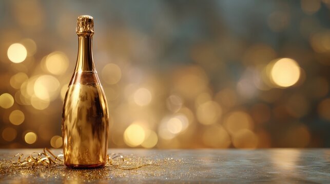 Celebratory toast with sparkling champagne festive party setting beverage photography elegant atmosphere close-up view
