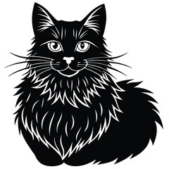 maine coon vector animal