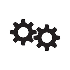 Minimal Gear Shape for App and Website Settings