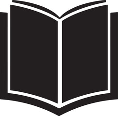 book silhouette icon