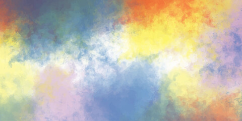 cloudy sky background. Abstract colorful watercolor background. Vintage style. Hand painted texture. creative blur, smoky Cloudy concept with dark color splash design. Soft clouds in the sky. art, ink