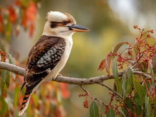 The Sound of a Laughing Kookaburra in the Australian Bush