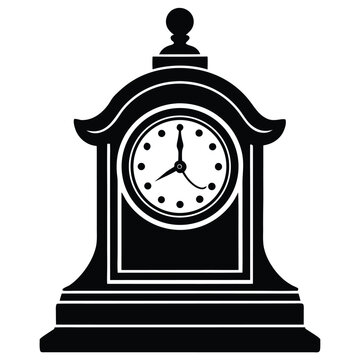 mantal clock vector
