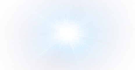 Transparent star lens glow PNG for vector design