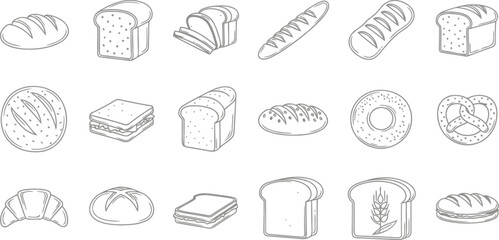 set of Bread Vectors