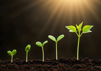 Stages of Plant Growth From Seed to Leaf