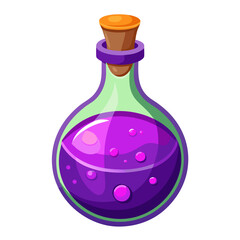 vector illustration of a bottle with a drop of water