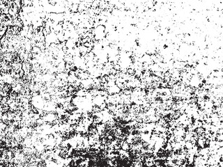 Fototapeta premium Detailed grunge texture with a mix of black and white, perfect for creating a vintage or distressed look isolated on white background ideal for adding depth and character