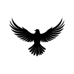 Obraz premium Simple dove icon vector