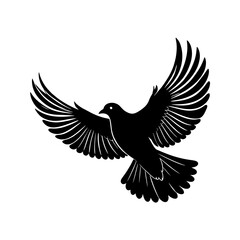 Fototapeta premium Simple dove icon vector