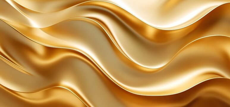 A shiny, golden metallic texture with light reflections, soft lighting,