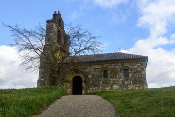 Obraz premium Church of San Tirso in Cembrero, Palencia, Castilla y Leon