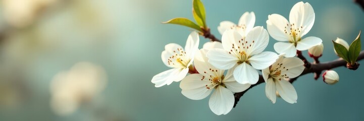 Obraz premium Pure white blossoms, artfully arranged, showcasing natural texture, bloom, flower design, flowers