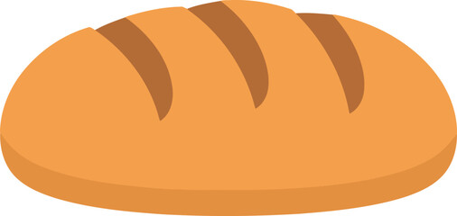 Freshly baked artisan bread loaf