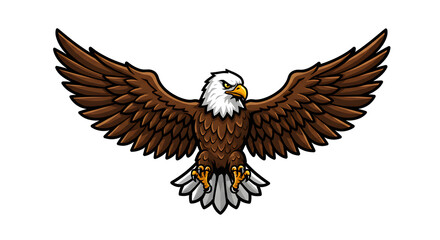 Obraz premium Bold Muscular Vulture Bird Emoji A Striking 3D Vector Animal Illustration Symbolizing Strength and Resilience