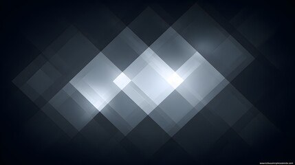 Abstract geometric design with translucent squares.