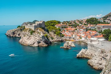 Fototapete Mediterranes Europa View of Dubrovnik Old Town in Croatia   © Morgana