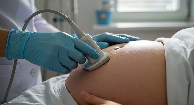 Ultrasound Scan Monitoring Fetal Development During Pregnancy