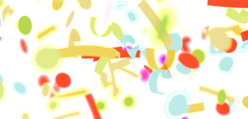 Vibrant, colorful abstract background with various shapes. Perfect for websites, presentations, and more.